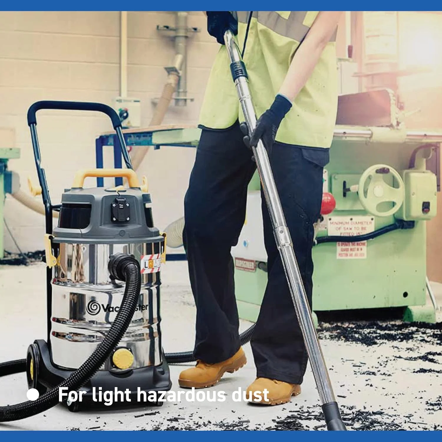 جاروبرقی صنعتی آب و خاک Vacmaster کلاس L، 240 ولت | جاروبرقی صنعتی تر و خشک با فیلتراسیون HEPA 13 برای مصارف تجاری و حرفه ای (30 لیتر)