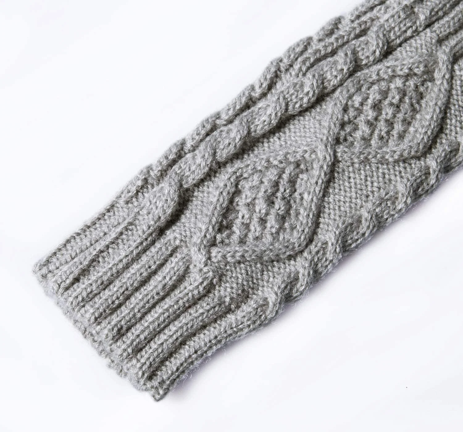 دستکش های بدون انگشت KASTWAVE طرح اسکلت، دستکش های بافتنی گرم زمستانی زنانه بدون انگشت با سوراخ انگشت شست، گرم کننده دست برای زنان