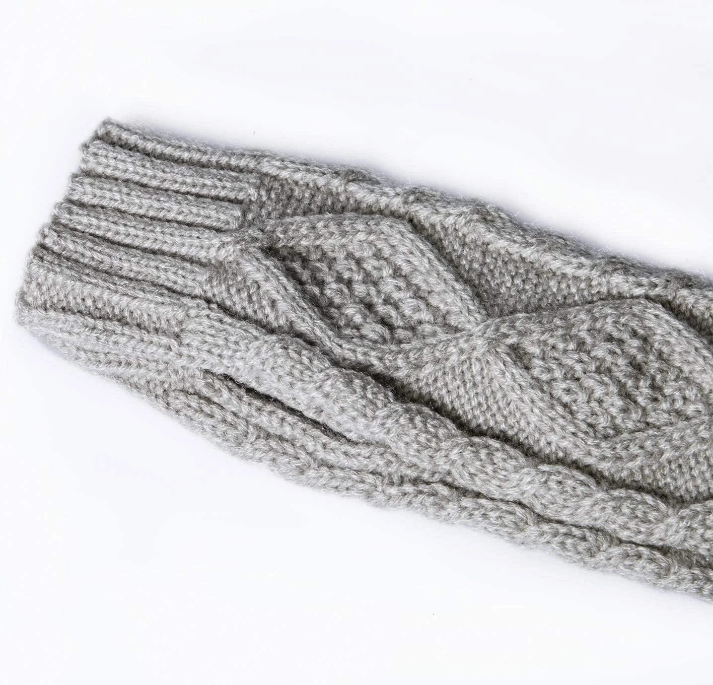 دستکش های بدون انگشت KASTWAVE طرح اسکلت، دستکش های بافتنی گرم زمستانی زنانه بدون انگشت با سوراخ انگشت شست، گرم کننده دست برای زنان