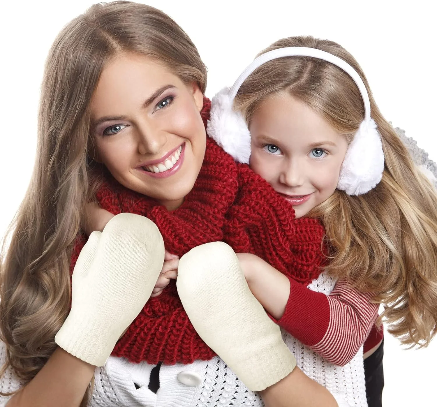 دستکش های بافتنی زنانه، دستکش های بافتنی ضخیم و راحت، دستکش های گرم زمستانی برای زنان، دستکش های گرم زمستانی، گرم کننده دست رنگ ثابت برای فعالیت های داخلی و خارجی، لوازم جانبی هدیه هوای سرد