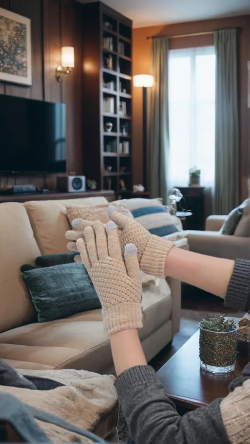 سوییت سون آماده برای زمستان: 4 جفت دستکش زنانه صفحه لمسی - بافتنی گرم پشمی با سرآستین کشسان برای پیام دادن راحت در زمستان سوییت سون آماده برای زمستان: 4 جفت دستکش زنانه صفحه لمسی - بافتنی گرم پشمی با سرآستین کشسان برای پیام دادن راحت در زمستان