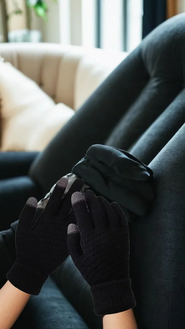 سوییت سون آماده برای زمستان: 4 جفت دستکش زنانه صفحه لمسی - بافتنی گرم پشمی با سرآستین کشسان برای پیام دادن راحت در زمستان سوییت سون آماده برای زمستان: 4 جفت دستکش زنانه صفحه لمسی - بافتنی گرم پشمی با سرآستین کشسان برای پیام دادن راحت در زمستان