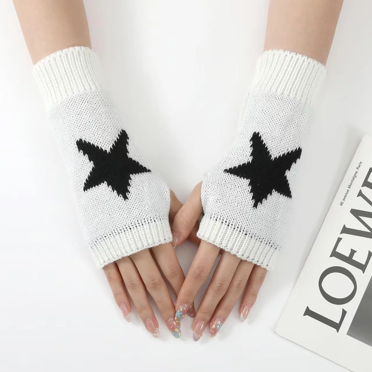 دستکش های بدون انگشت ستاره ای Y2K Sumleno، دستکش های سوراخ دار انگشتی، لوازم جانبی Fairy Grunge، گرمکن بازوی Harajuku برای دختران و زنان دستکش های بدون انگشت ستاره ای Y2K Sumleno، دستکش های سوراخ دار انگشتی، لوازم جانبی Fairy Grunge، گرمکن بازوی Harajuku برای دختران و زنان