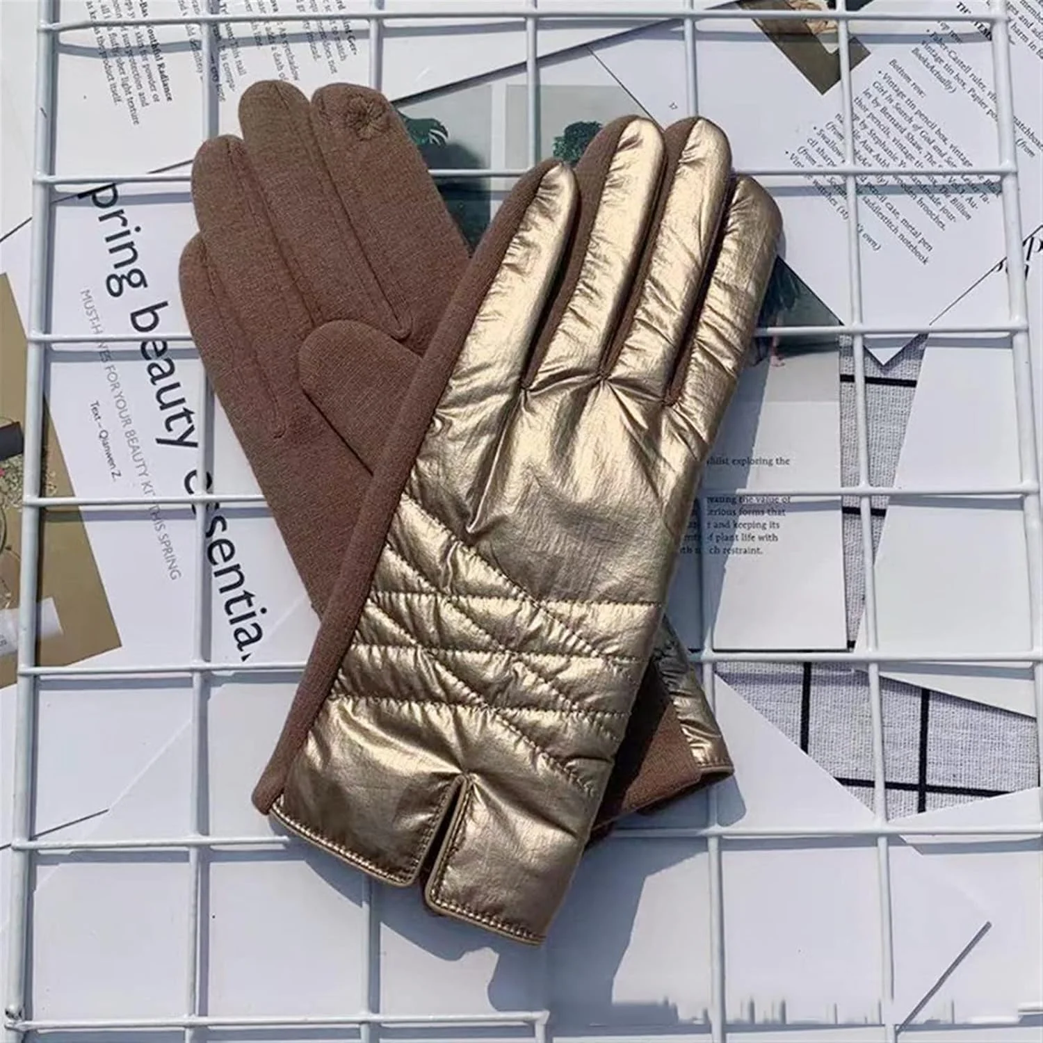 دستکش های سوارکاری زنانه YWLETO دستکش های حرارتی انگشتی دستکش های نخی دستکش های بدون انگشت زنانه