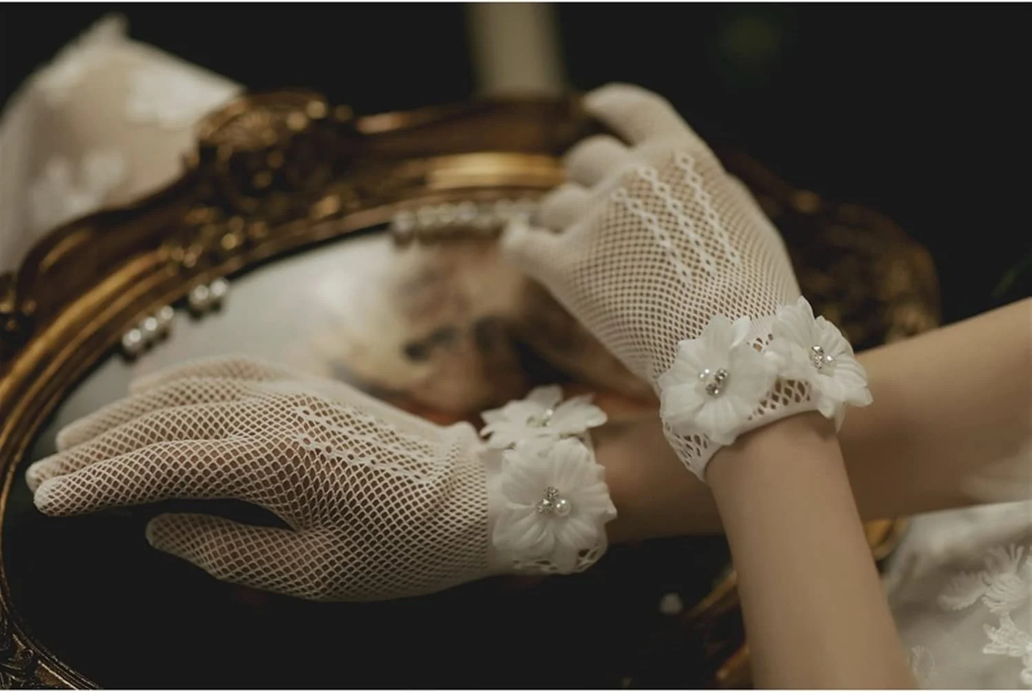 دستکش های کوتاه زنانه YWLETO، تمام انگشتی، لباس های زنانه، دستکش های نازک تابستانی زنانه