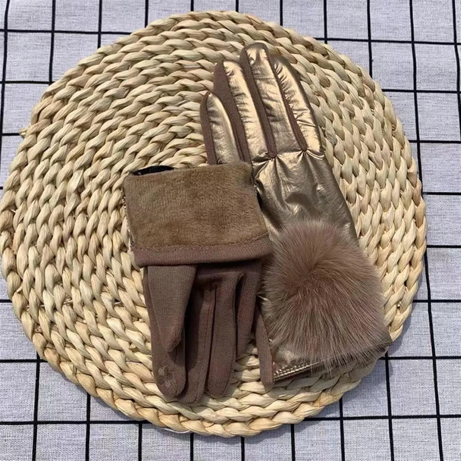 دستکش های سوارکاری زنانه YWLETO دستکش های حرارتی انگشتی دستکش های نخی دستکش های بدون انگشت زنانه