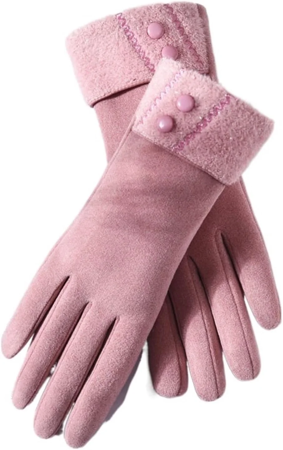 دستکش زنانه YWLETO دستکش های گرم زمستانی صفحه لمسی مخملی ضخیم ضد سرما دستکش های دوچرخه سواری در فضای باز دستکش های زنانه