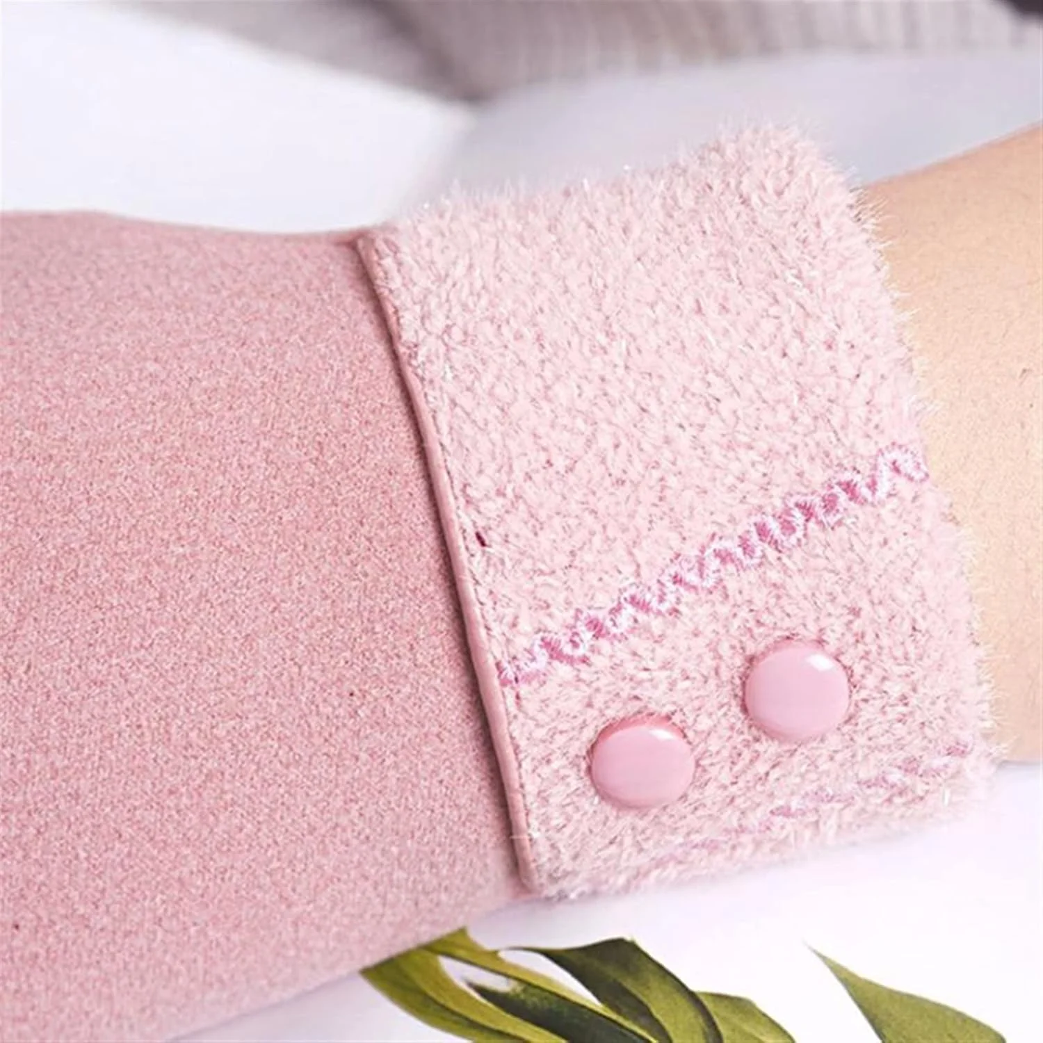 دستکش زنانه YWLETO دستکش های گرم زمستانی صفحه لمسی مخملی ضخیم ضد سرما دستکش های دوچرخه سواری در فضای باز دستکش های زنانه