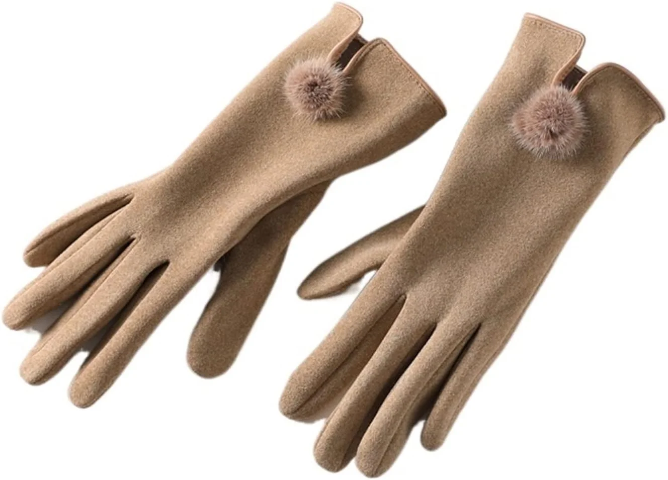 دستکش زمستانی زنانه YWLETO، دستکش های رانندگی ضد باد صفحه لمسی گرم نگهدارنده دستکش و پاپوش زنانه