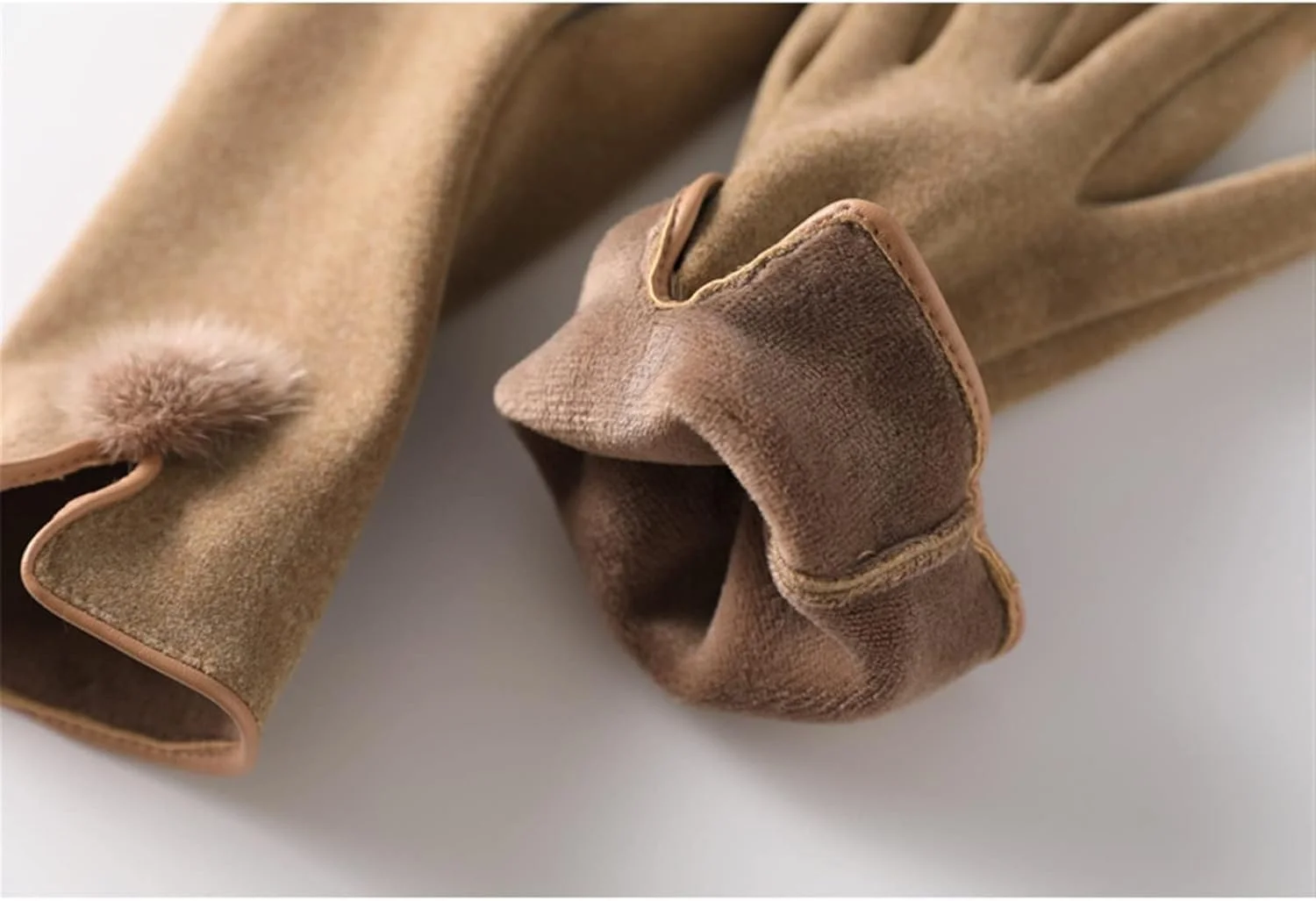 دستکش زمستانی زنانه YWLETO، دستکش های رانندگی ضد باد صفحه لمسی گرم نگهدارنده دستکش و پاپوش زنانه