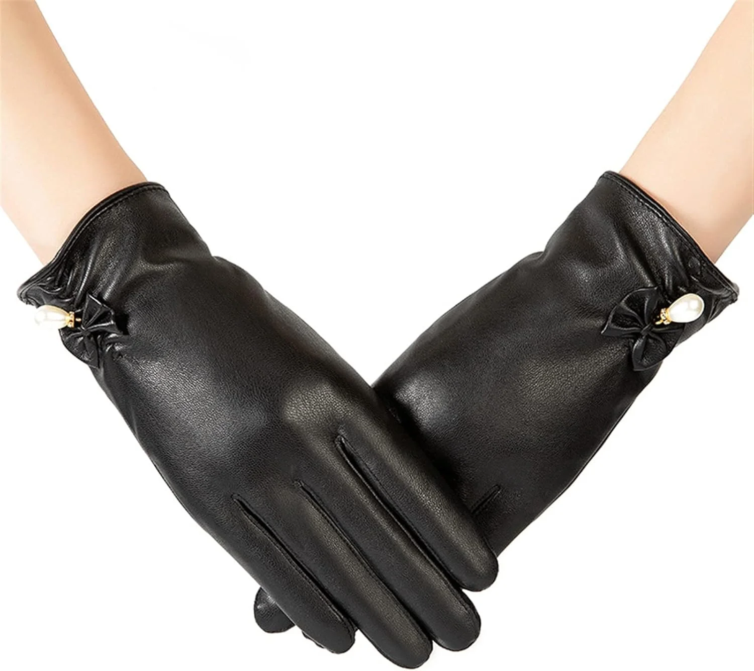 دستکش زنانه YWLETO، دستکش های گرم، ضد باد، ضد آب، مناسب رانندگی در هوای سرد و دارای قابلیت استفاده از صفحه لمسی