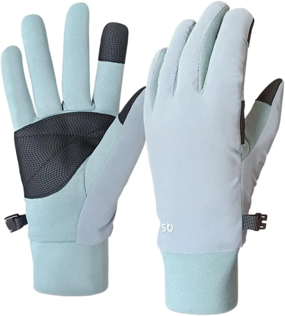 دستکش های گرم ورزشی ضد باد دوچرخه سواری زنانه YWLETO دستکش های رانندگی پنبه ای الاستیک لمسی زمستانی برای زنان