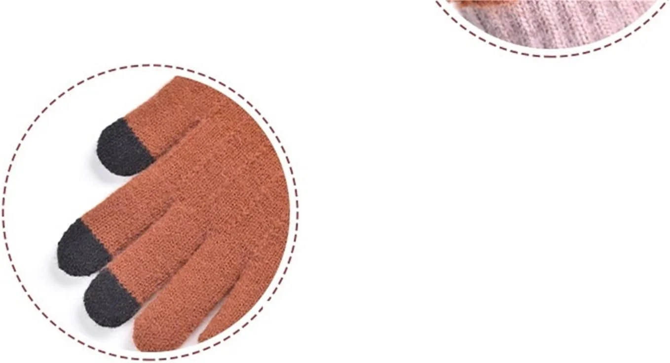 دستکش های پاییزی و زمستانی YWLETO، بافتنی عمده فروشی، صفحه لمسی، عایق مخملی، مناسب اسکی در فضای باز، دستکش مردانه و زنانه دستکش های پاییزی و زمستانی YWLETO، بافتنی عمده فروشی، صفحه لمسی، عایق مخملی، مناسب اسکی در فضای باز، دستکش مردانه و زنانه