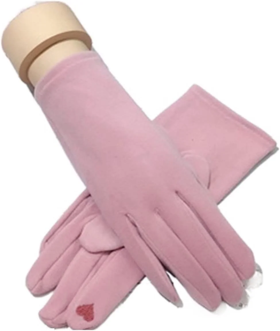 دستکش های گرم زنانه YWLETO برای پاییز و زمستان، دستکش های پنج انگشتی صفحه لمسی برای دستکش های دوچرخه سواری در فضای باز برای زنان