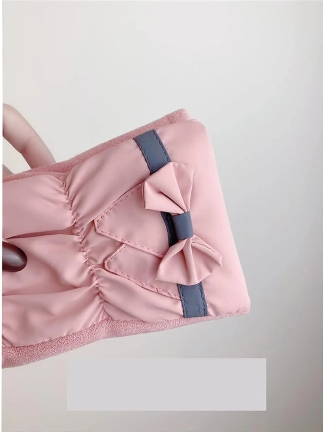 دستکش های YWLETO مناسب زمستان، مخملی ضخیم زنانه، گرم و ضد سرما، دستکش های دوچرخه سواری ضد باد و ضد آب صفحه لمسی دخترانه دوست داشتنی، دستکش های زنانه