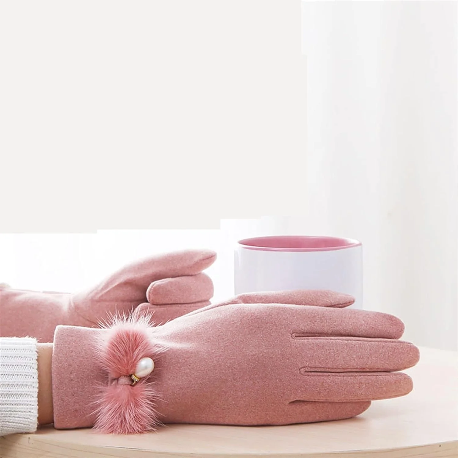 دستکش های گرم زنانه YWLETO مناسب پاییز و زمستان، دستکش های انگشتی ضخیم و کرکی، مناسب برای استفاده از صفحه لمسی، دستکش های ضخیم مناسب برای فعالیت های خارج از منزل و رانندگی بانوان دستکش های گرم زنانه YWLETO مناسب پاییز و زمستان، دستکش های انگشتی ضخیم و کرکی، مناسب برای استفاده از صفحه لمسی، دستکش های ضخیم مناسب برای فعالیت های خارج از منزل و رانندگی بانوان