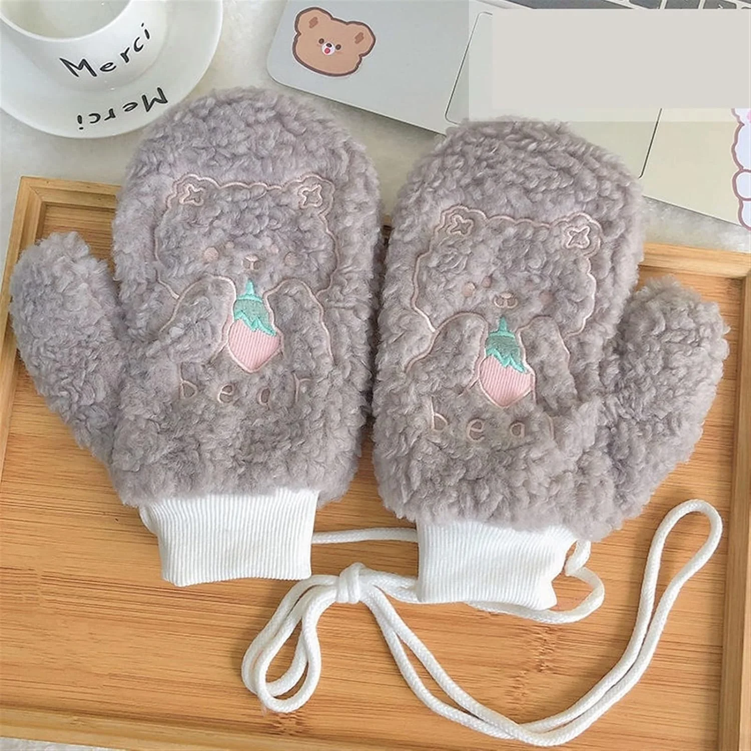 دستکش های سواری گرم و ضخیم YWLETO مناسب دانشجویان، دستکش های ضد سرما دخترانه زیبا، دستکش های زنانه