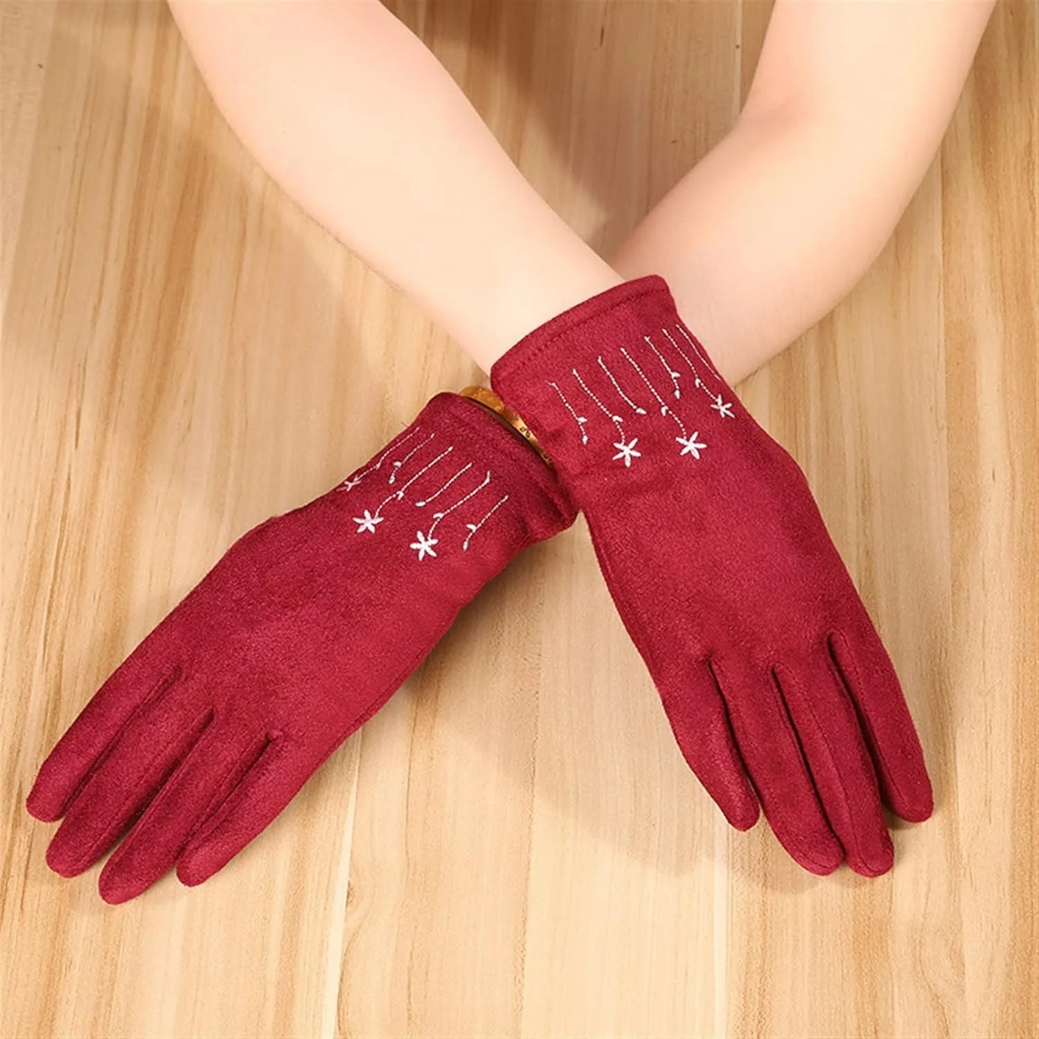 دستکش های زنانه ضخیم و گرم پاییزی و زمستانی YWLETO، مناسب برای دوچرخه سواری و رانندگی در فضای باز دستکش های زنانه ضخیم و گرم پاییزی و زمستانی YWLETO، مناسب برای دوچرخه سواری و رانندگی در فضای باز
