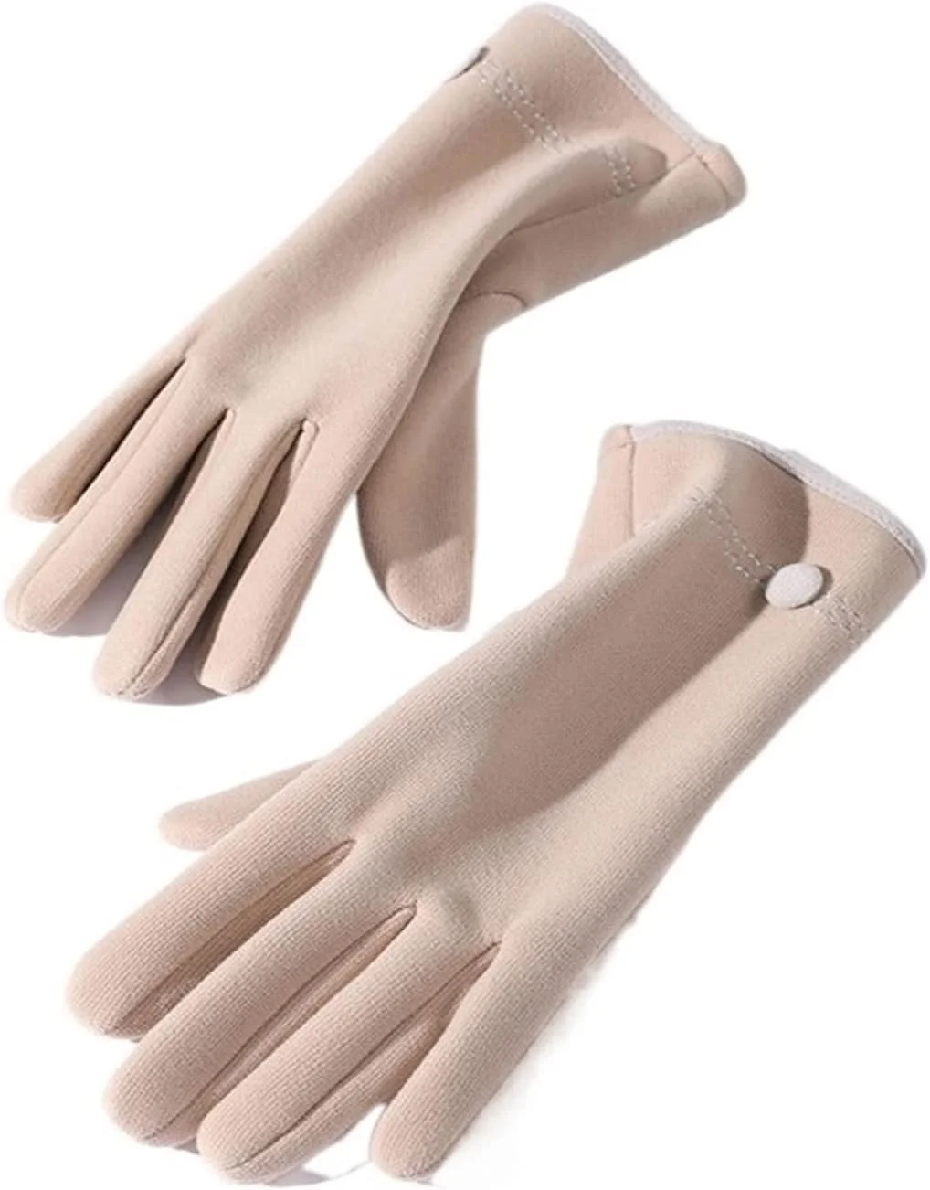 دستکش های گرم YWLETO پاییزی و زمستانی مخملی ضخیم شده مناسب ورزش، رانندگی، دوچرخه سواری و دارای قابلیت استفاده از صفحه لمسی، مناسب برای بانوان