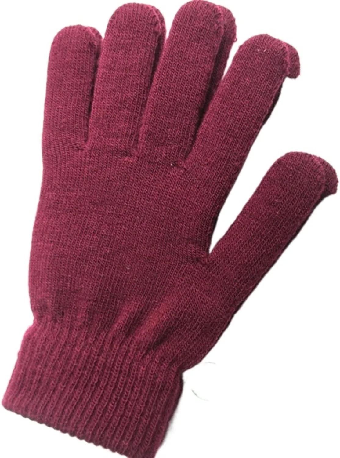 دستکش های گرم YWLETO، دستکش های پنج انگشتی بافتنی الاستیک ضخیم شده برای مردان و زنان در زمستان
