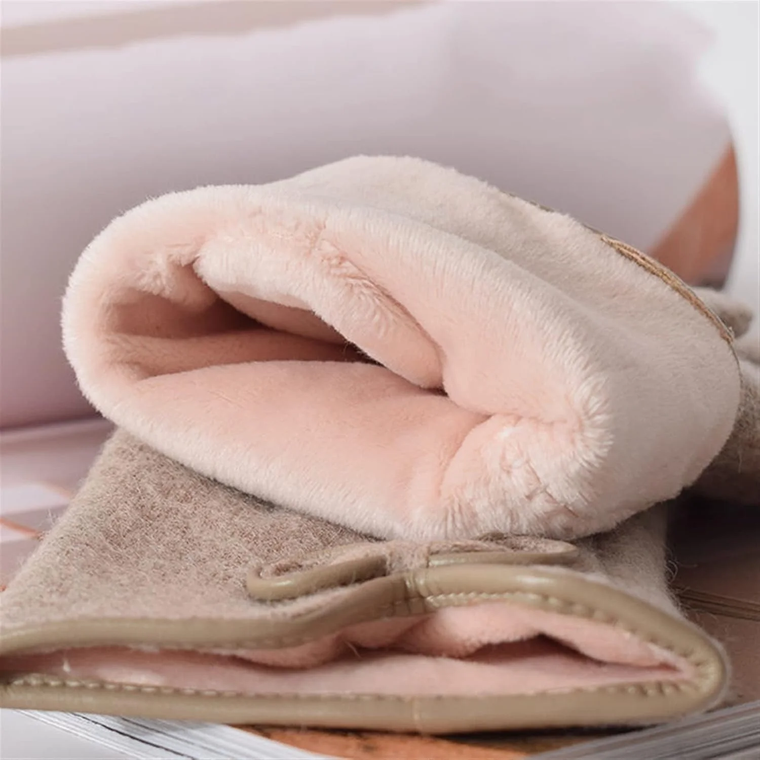 دستکش های زنانه YWLETO دستکش های ضخیم و گرم زمستانی دستکش های رانندگی و رانندگی دستکش های مقاوم در برابر سرما برای زنان