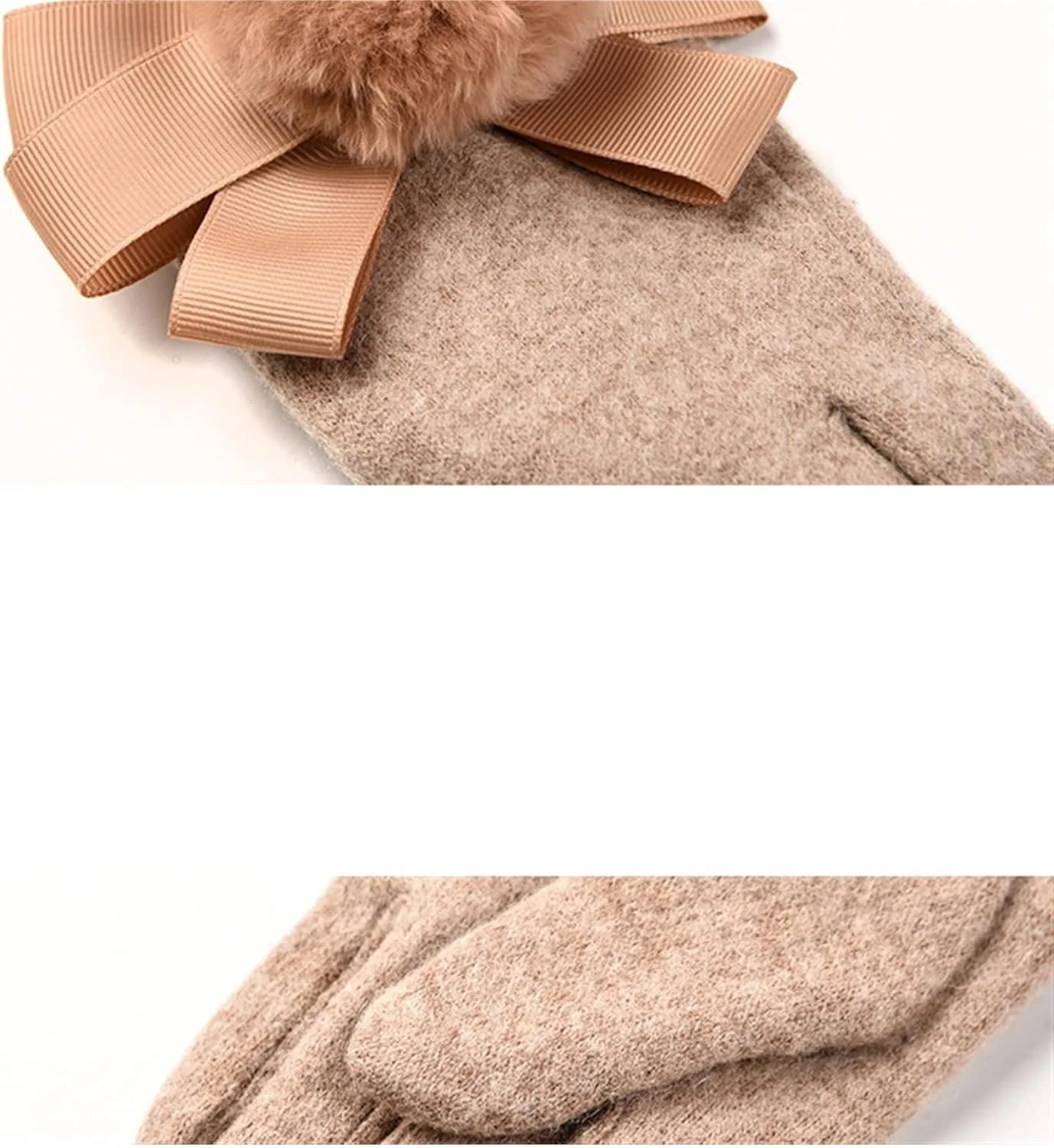 دستکش های زنانه YWLETO مناسب فصل زمستان، دارای قابلیت استفاده از صفحه لمسی، دستکش های ضخیم و گرم مناسب برای دوچرخه سواری و رانندگی