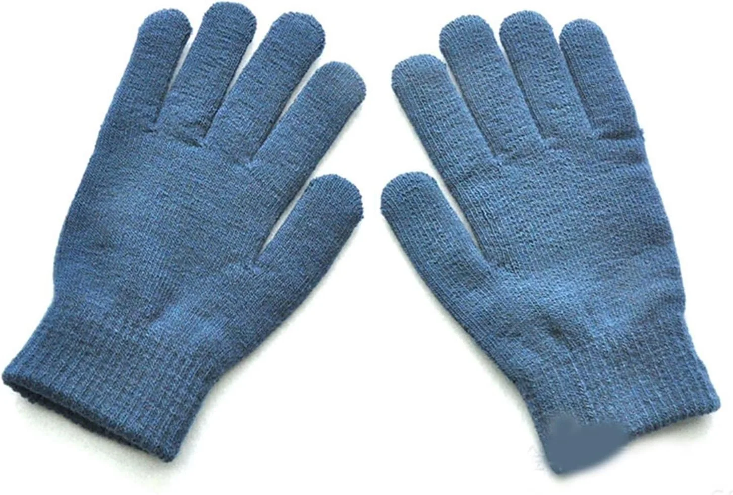 دستکش های ضخیم و گرم YWLETO دستکش های بافتنی زمستانی برای دوچرخه سواری دستکش های پشمی مردانه و زنانه دستکش های تمام انگشتی دستکش های نخی یکدست برای زنان (رنگ: Hortel)