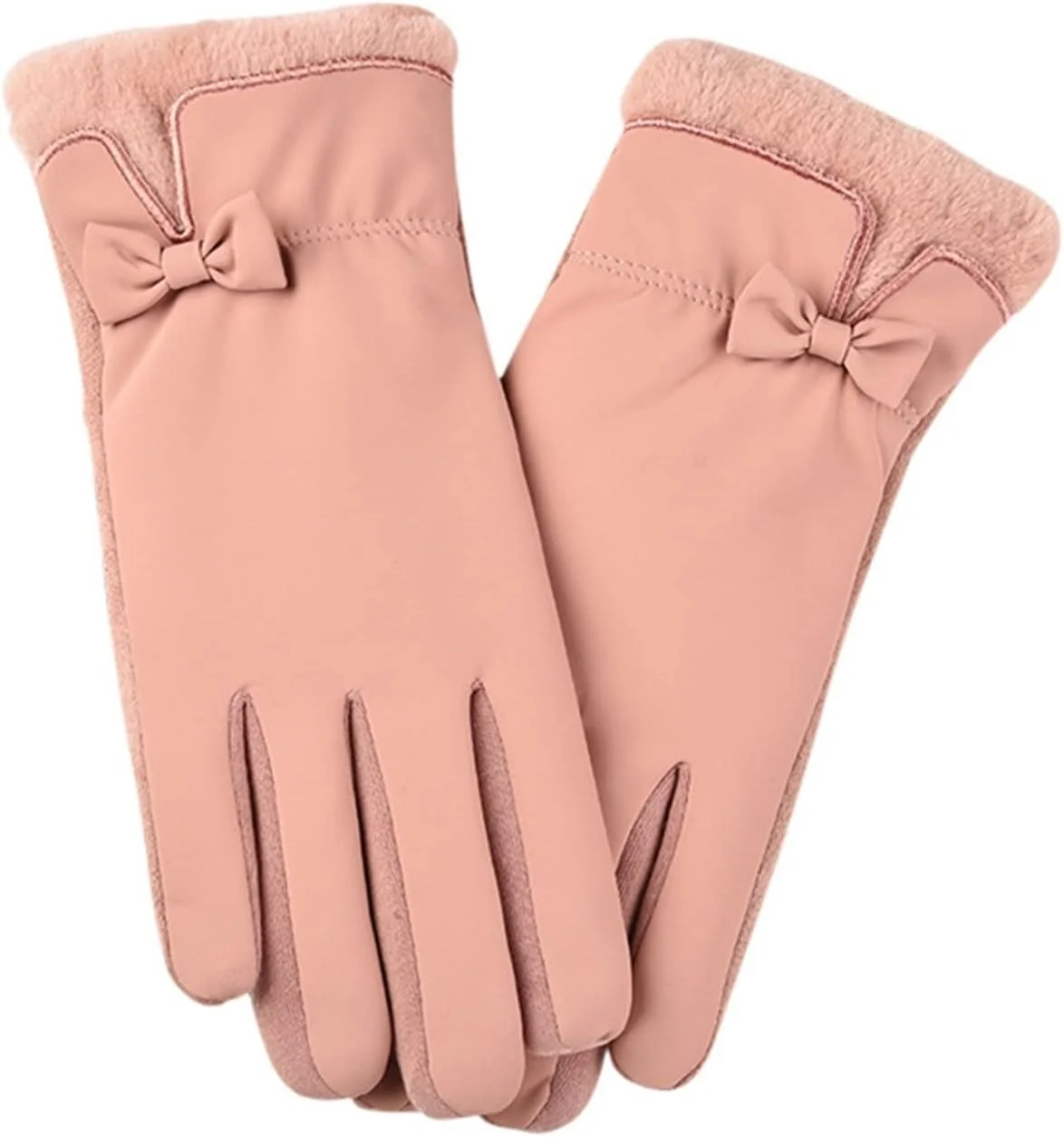 دستکش های حرارتی زنانه YWLETO مناسب پاییز و زمستان، دستکش های حرارتی لمسی مناسب رانندگی و فعالیت های خارج از منزل