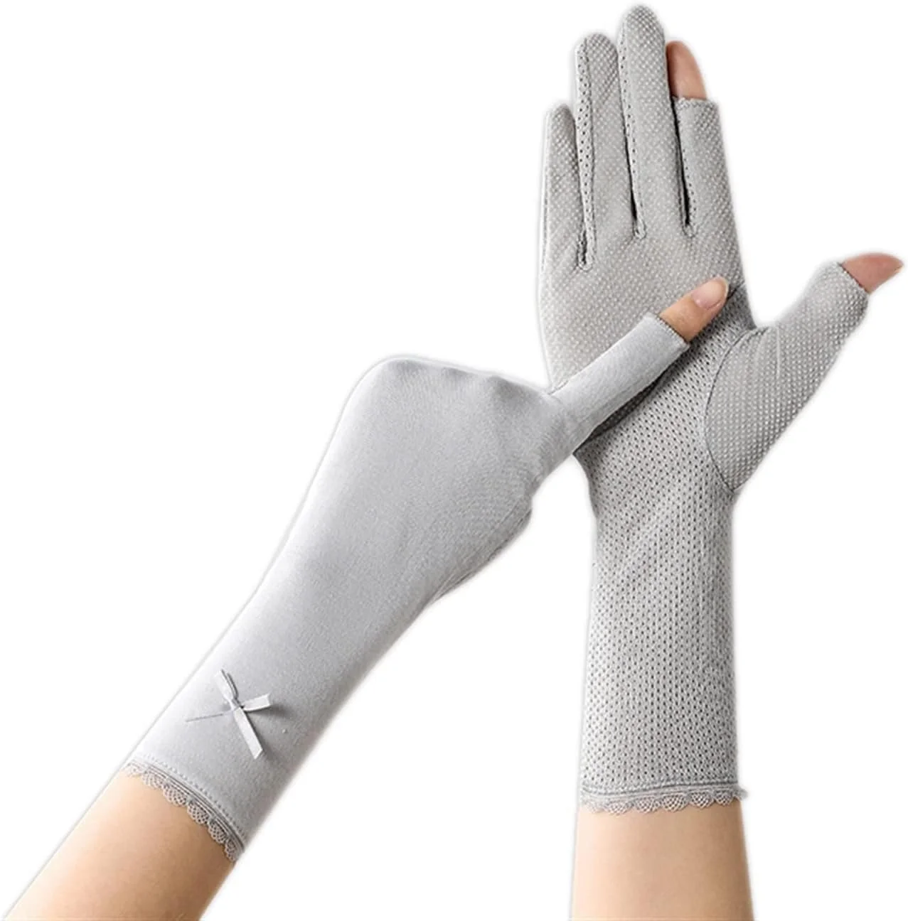 دستکش ضد آفتاب زنانه YWLETO مناسب صفحه لمسی، رانندگی و فعالیت های بیرون از منزل در فصل تابستان