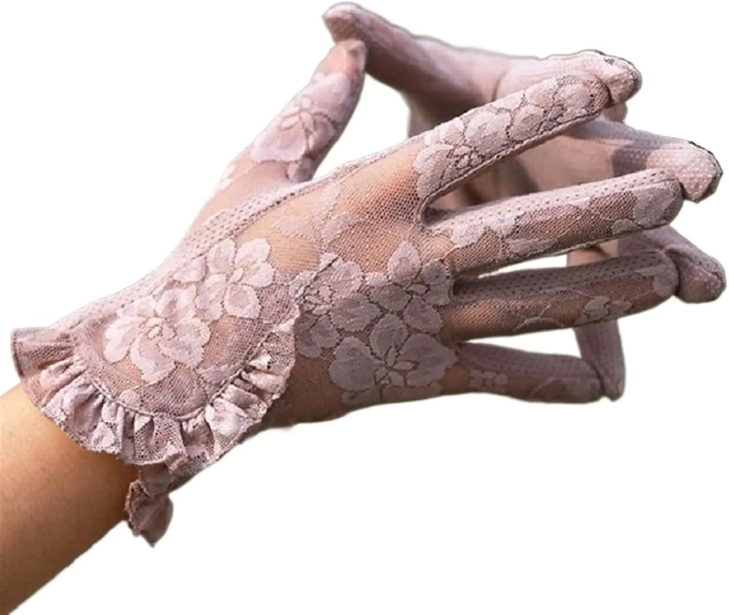 دستکش های ضد آفتاب YWLETO مناسب رانندگی در بهار و تابستان، دستکش های نازک ضد لغزش زنانه مناسب بهار و پاییز، دستکش های کوتاه زنانه