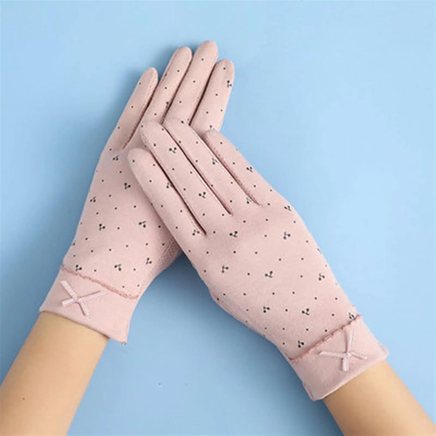 دستکش توری ضد آفتاب زنانه YWLETO مناسب تابستان، دستکش های تنفسی نیمه انگشتی برای رانندگی