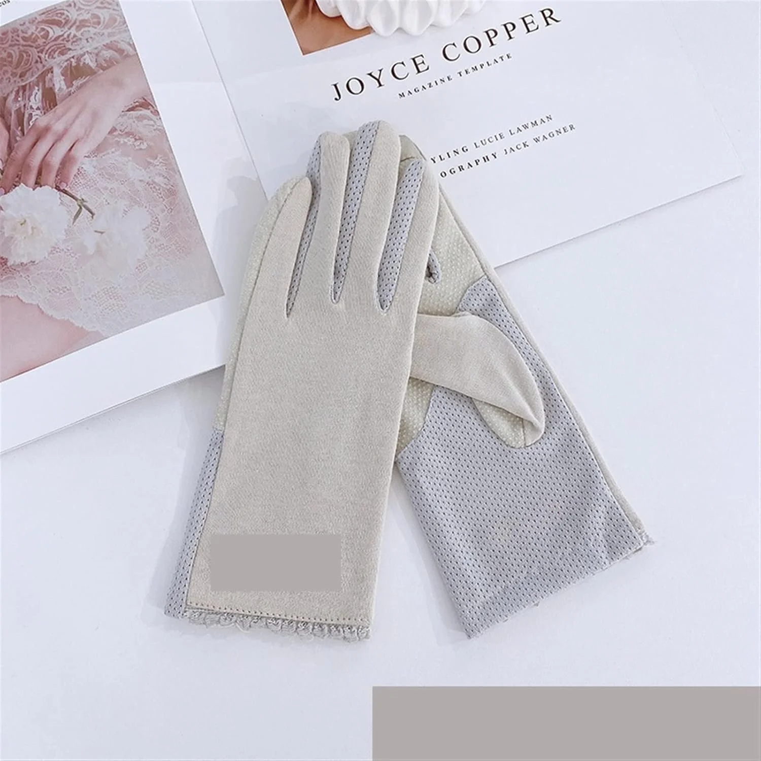 دستکش ضد آفتاب YWLETO زنانه برای بهار، پاییز و تابستان، نازک، ضد لغزش، دارای قابلیت استفاده از صفحه لمسی برای رانندگی، دوچرخه سواری و دستکش های کوتاه تنفسی زنانه