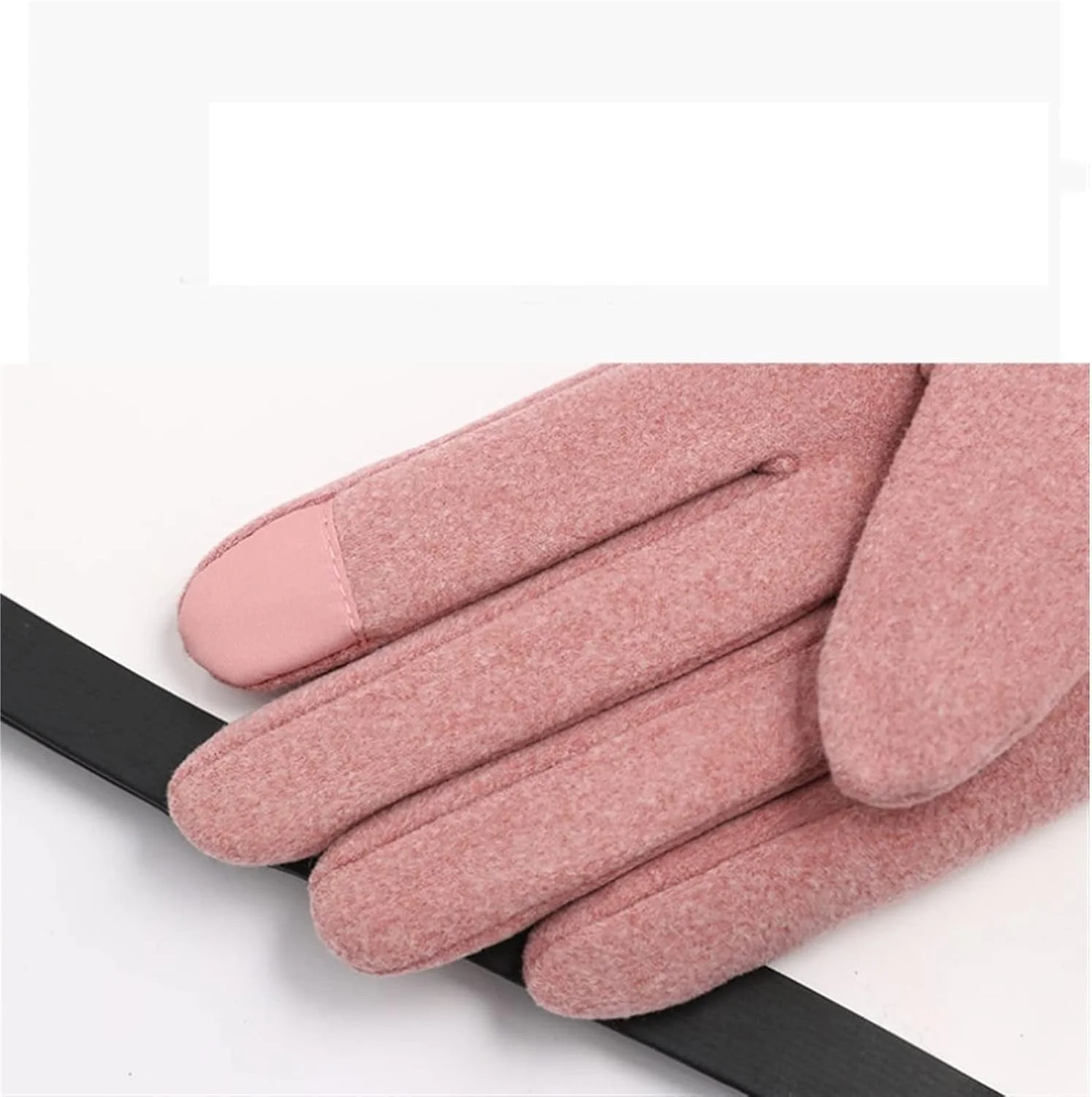 دستکش های زنانه YWLETO، لمسی، مناسب پاییز و زمستان، مخمل دار، گرم، دستکش های دانشجویی دوست داشتنی، ضخیم و ضد سرما در زمستان هنگام دوچرخه سواری، مناسب بانوان