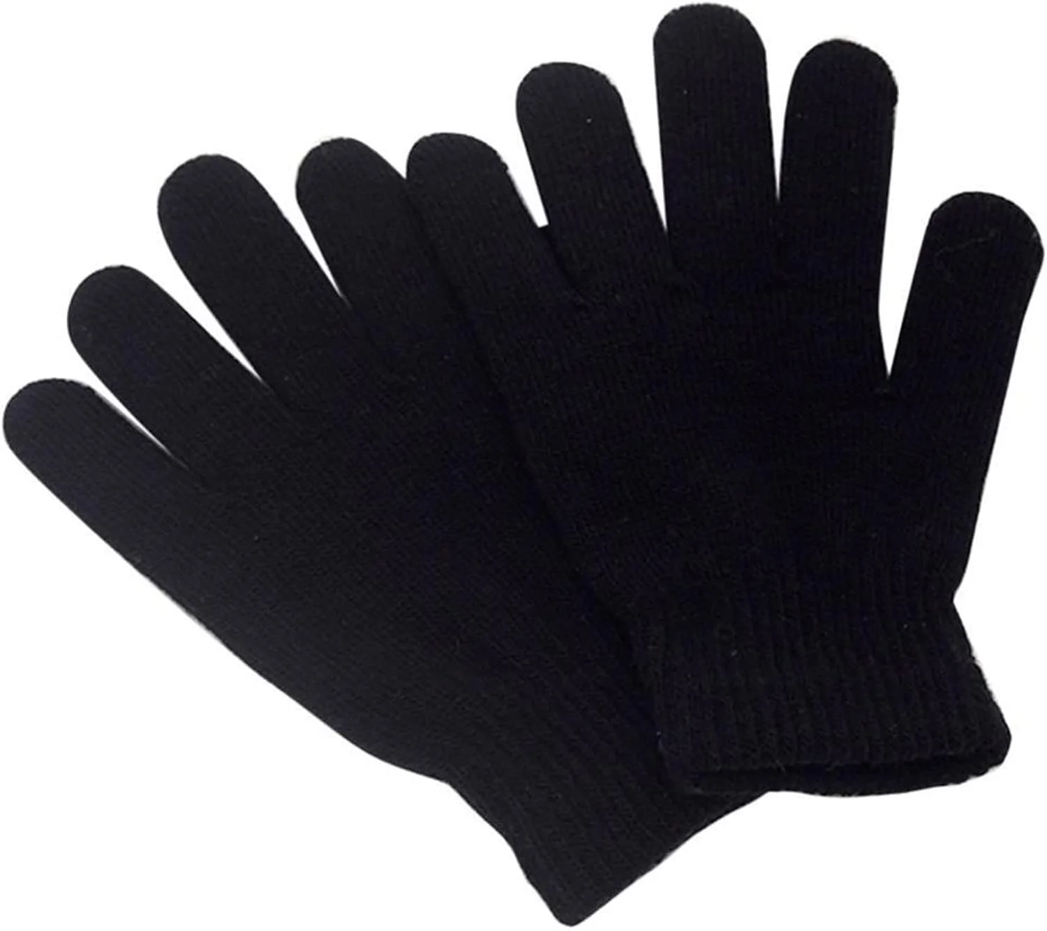 دستکش های زمستانی YWLETO دستکش های کشباف انگشتی کامل دستکش های گرم پاییزی دستکش های بافتنی ملانژ. دستکش برای زنان (رنگ: Hortel، سایز: تک سایز)