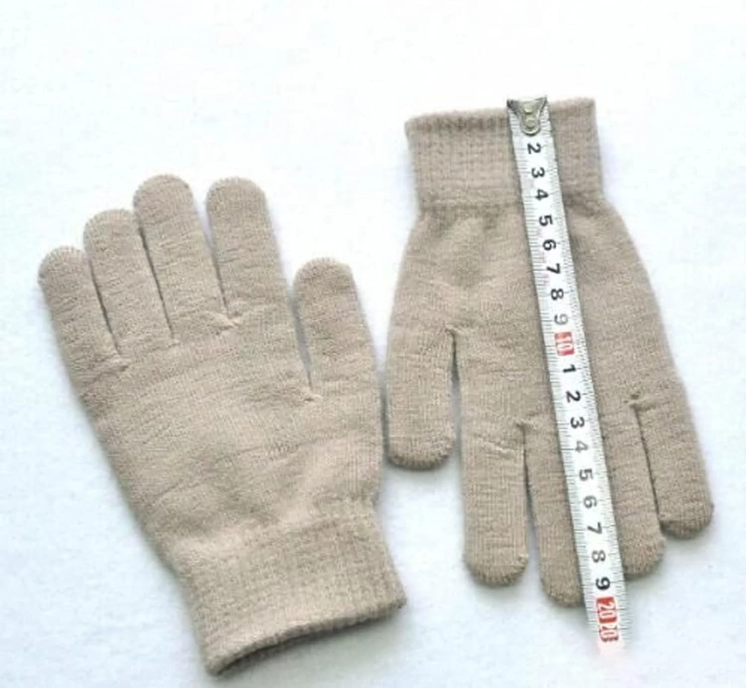 دستکش های استریت ور YWLETO زنانه زمستانی تمام انگشتی گرم کننده دست بافتنی پشمی دستکش های پشمی گرم زمستانی برای زنان (رنگ: Hortel)