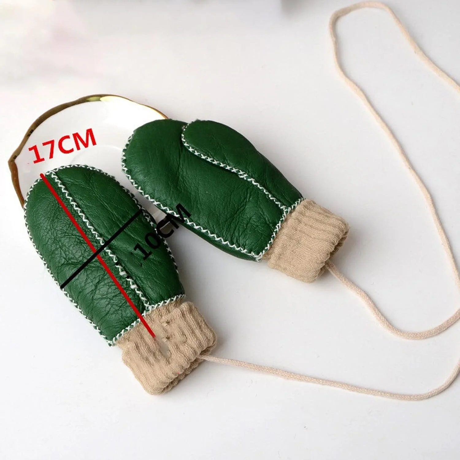 دستکش های پشمی گرم YWLETO مناسب فضای باز، دستکش های پشمی ضد باد، دستکش های پشمی زمستانی برای زنان