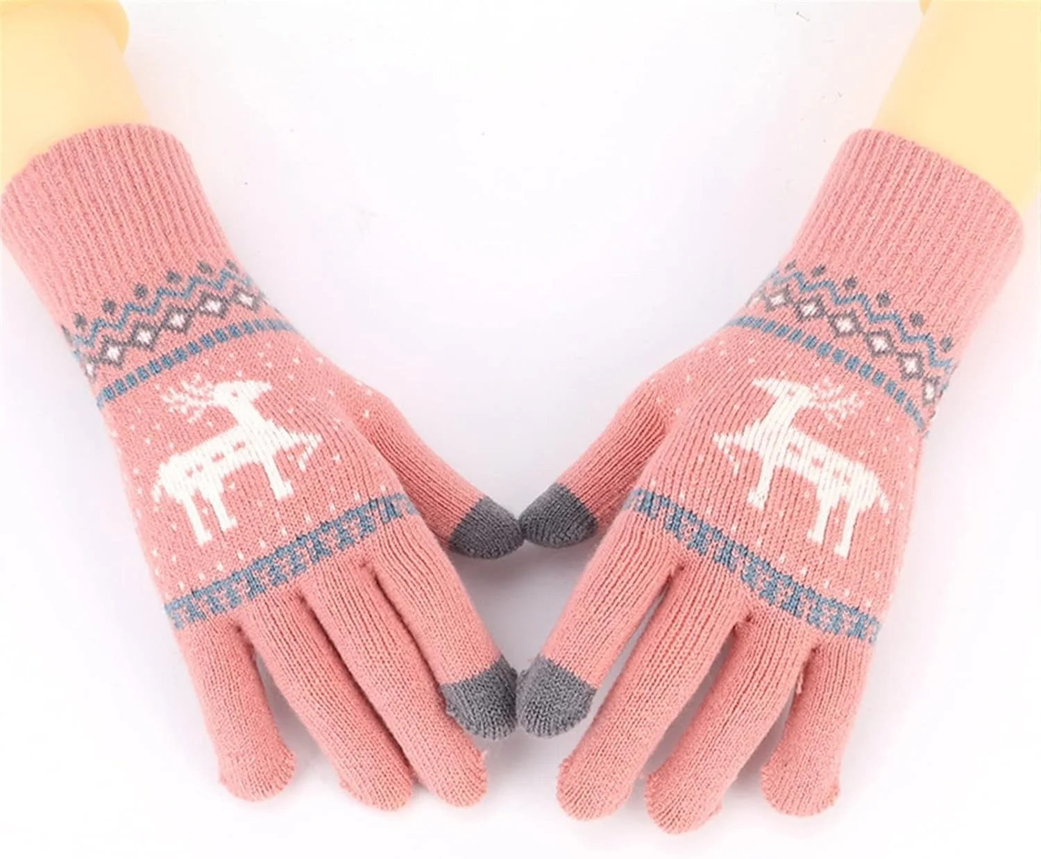 دستکش های لمسی YWLETO زنانه زمستانی گرم ضخیم مخملی مناسب دستکش های اسکی و موتورسواری در فضای باز برای زنان