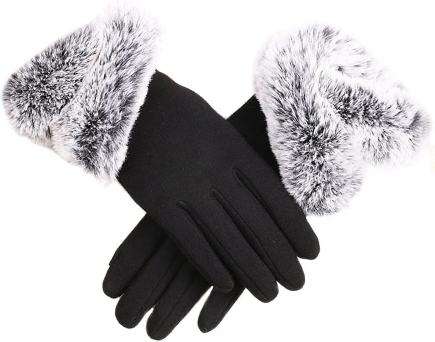 دستکش های لمسی YWLETO زنانه ضخیم و گرم، دستکش های زیبا و نازک برای زنان