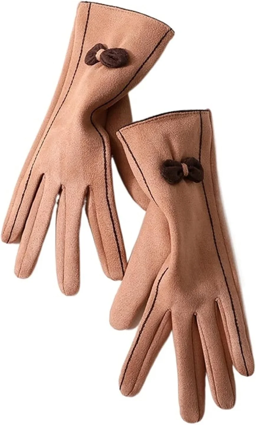 دستکش های گرم YWLETO زنانه مناسب ورزش های فضای باز، رانندگی در زمستان، دستکش های ضخیم لمسی زنانه
