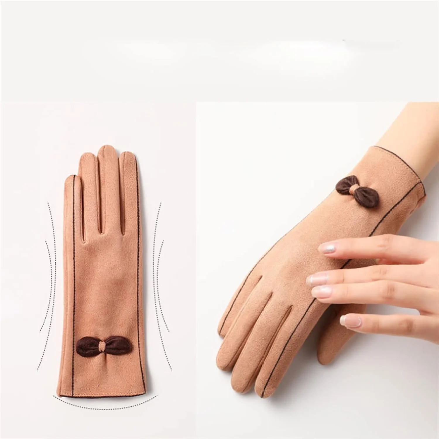 دستکش های گرم YWLETO زنانه مناسب ورزش های فضای باز، رانندگی در زمستان، دستکش های ضخیم لمسی زنانه دستکش های گرم YWLETO زنانه مناسب ورزش های فضای باز، رانندگی در زمستان، دستکش های ضخیم لمسی زنانه