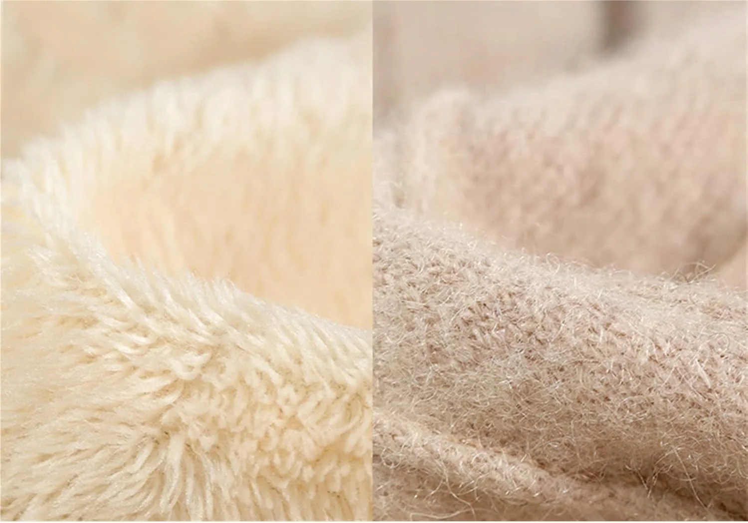 دستکش های زنانه YWLETO مناسب فصل زمستان، ضد سرما، دارای قابلیت استفاده از صفحه لمسی، دولایه، ضخیم و گرم