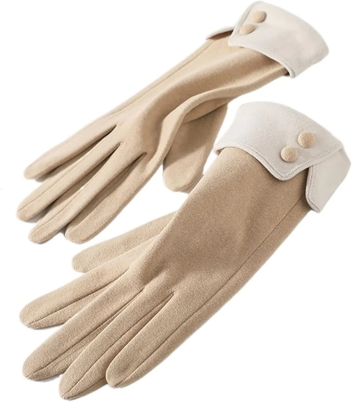 دستکش های گرم YWLETO زنانه مناسب رانندگی در فضای باز، دستکش های زمستانی ضخیم و نرم با قابلیت استفاده از صفحه لمسی برای زنان