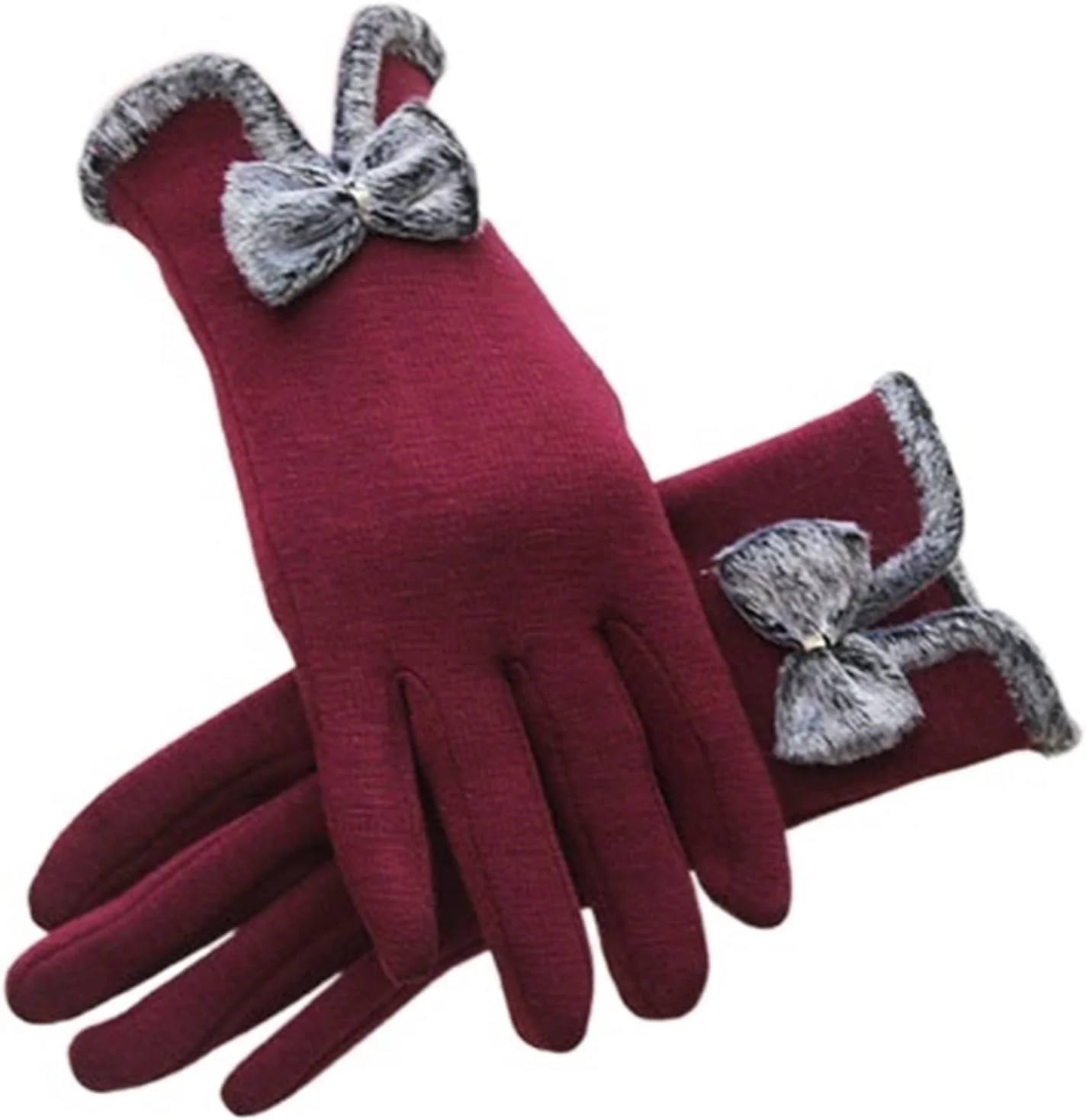 دستکش های سواری زمستانی YWLETO دستکش های زنانه دستکش های صفحه لمسی ضخیم و مخملی دوچرخه سواری دستکش های زنانه