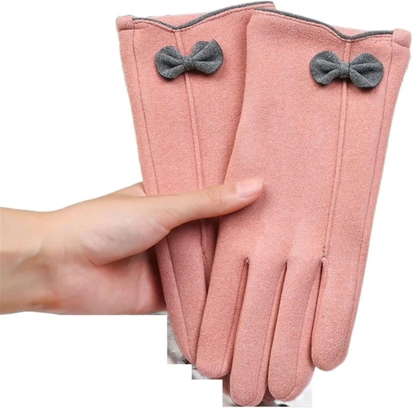 دستکش های گرم زنانه YWLETO، دستکش های ضخیم صفحه لمسی مناسب برای دوچرخه سواری در فضای باز، مناسب پاییز و زمستان