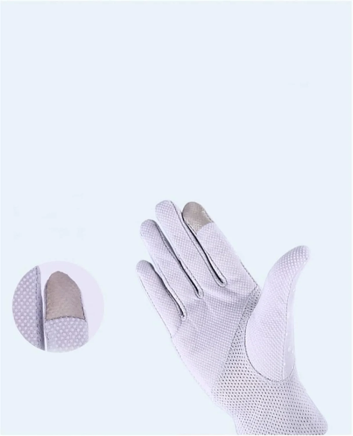 دستکش های نخی نیمه انگشتی زنانه YWLETO مناسب رانندگی، دوچرخه سواری و ضد آفتاب