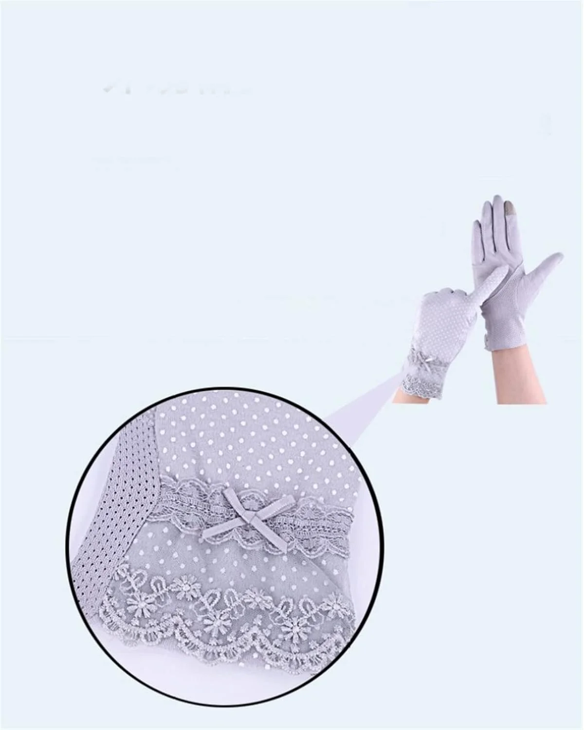 دستکش های نخی نیمه انگشتی زنانه YWLETO مناسب رانندگی، دوچرخه سواری و ضد آفتاب