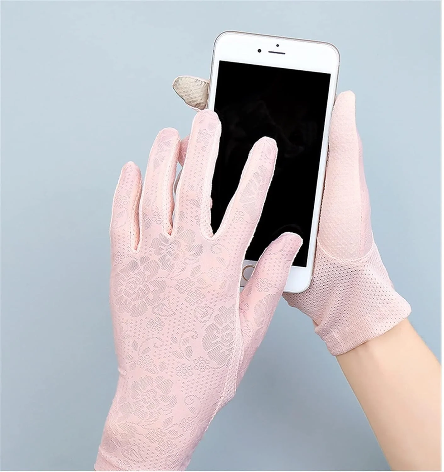 دستکش های نازک زنانه YWLETO ضد لغزش یخ، ضد آفتاب و دارای قابلیت استفاده از صفحه لمسی مناسب رانندگی و دوچرخه سواری