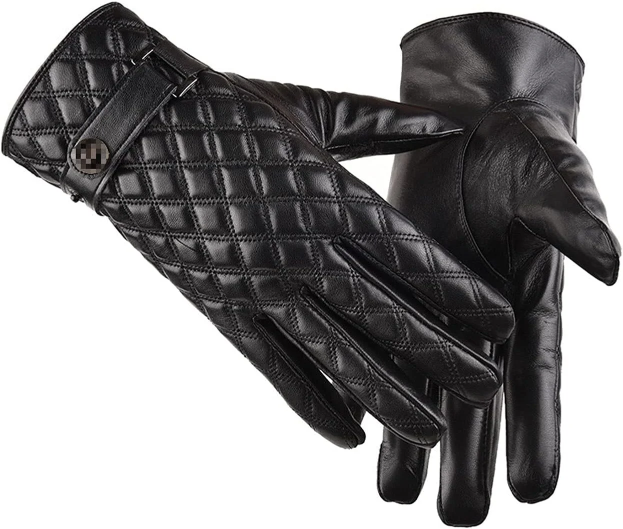 دستکش چرمی زنانه YWLETO، دستکش های رانندگی گرم و یکپارچهسازی با سیستمعامل زمستانی، دستکش های ضخیم ضد آب و ضد باد برای زنان