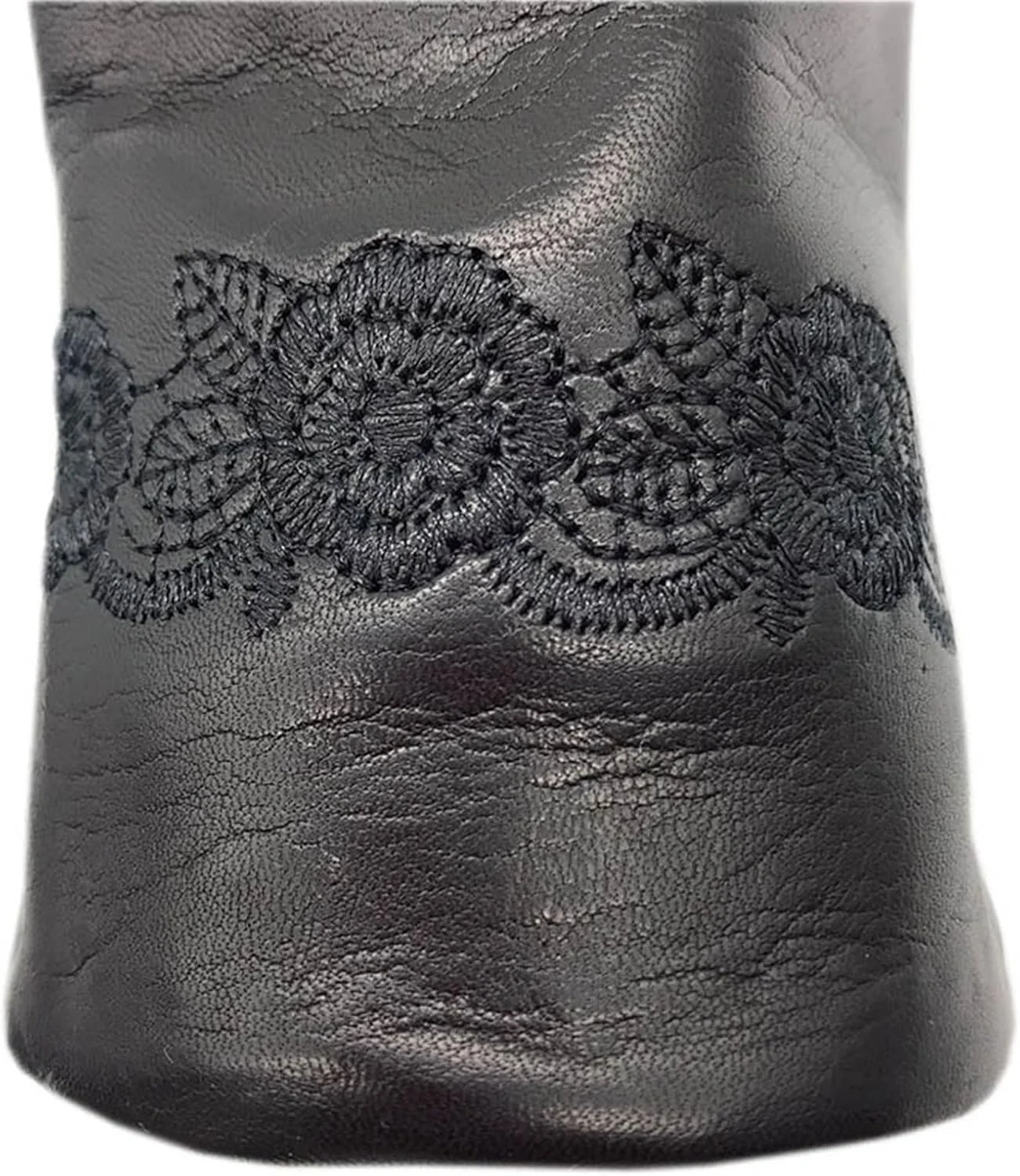 دستکش چرمی زنانه زمستانی YWLETO دستکش گرم پوست گوسفندی مناسب موتورسواری و جلوگیری از سردی انگشتان. دستکش برای زنان (رنگ: Hortel، سایز: 8)