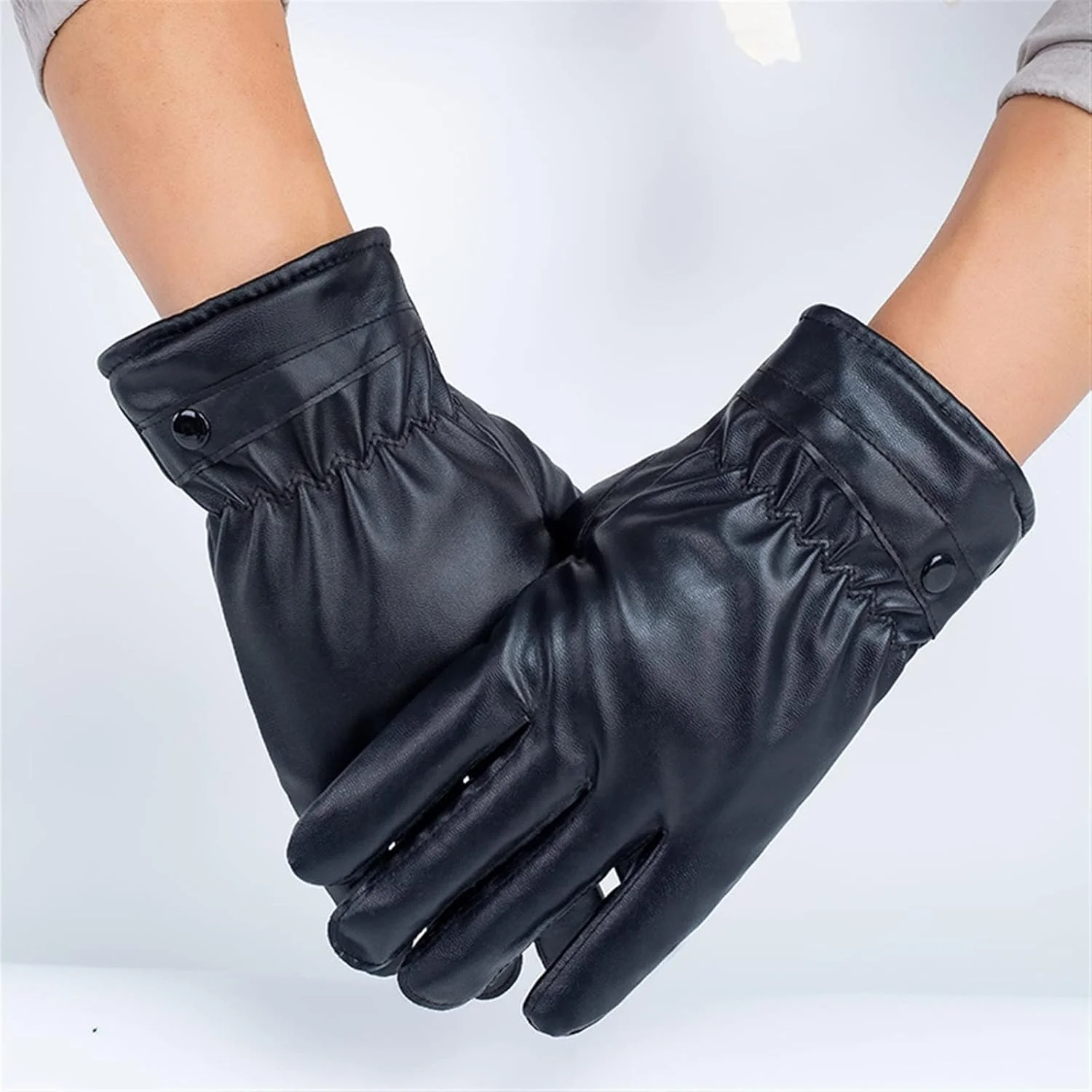 دستکش های چرمی گرم زمستانی YWLETO دستکش های ضد آب لمسی مخملی دستکش های دوچرخه سواری در فضای باز زنانه